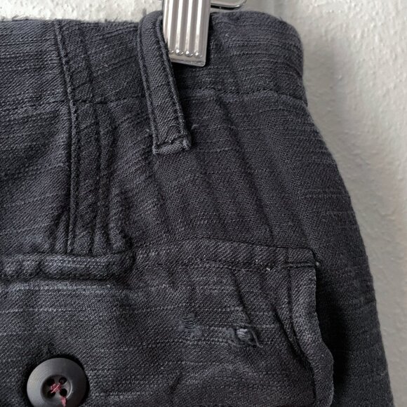 Free People Bay To Breakers Pants Size S Black Barrel Harem Baggy Cargo - Picture 13 of 16